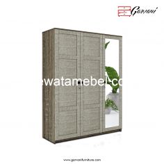 Wardrobe 3 Doors Size 150 - Garvani ORLY 3P / Alphina Oak